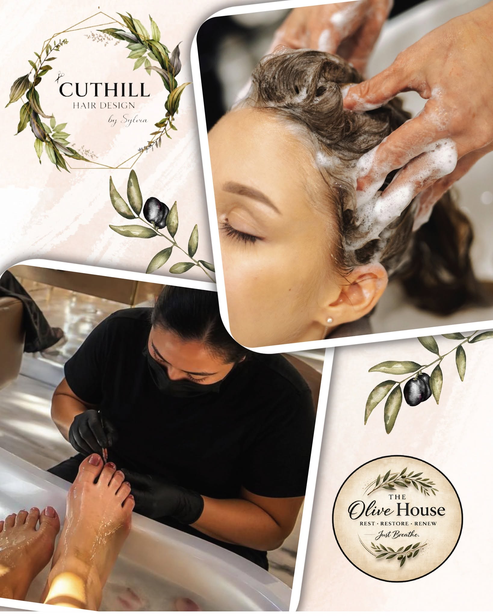 Hair and nail treatments at The Olive House